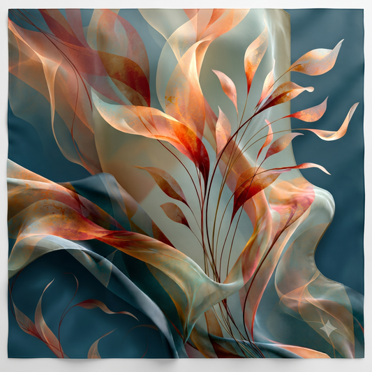 Flora In Motion Pure Silk Scarf