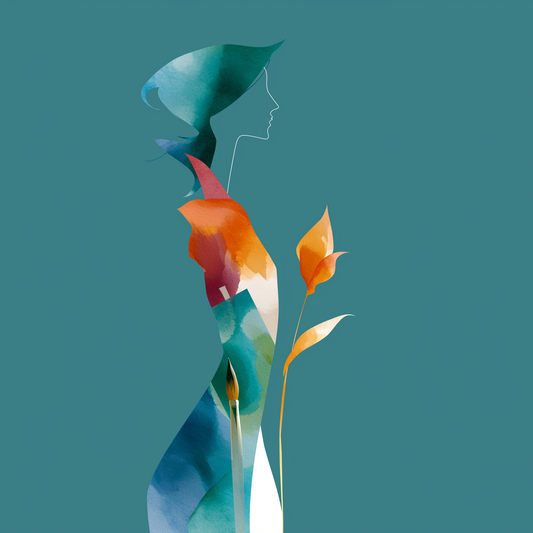 Waterworks Form Pure Silk Scarf